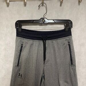 Under Armour Pants Men S Gray Sweatpants Jogger Loose Coldgear Active Zip Pocket